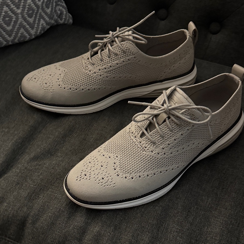 Men's Cole Haan Grand 360 grey Knit Oxford Shoes